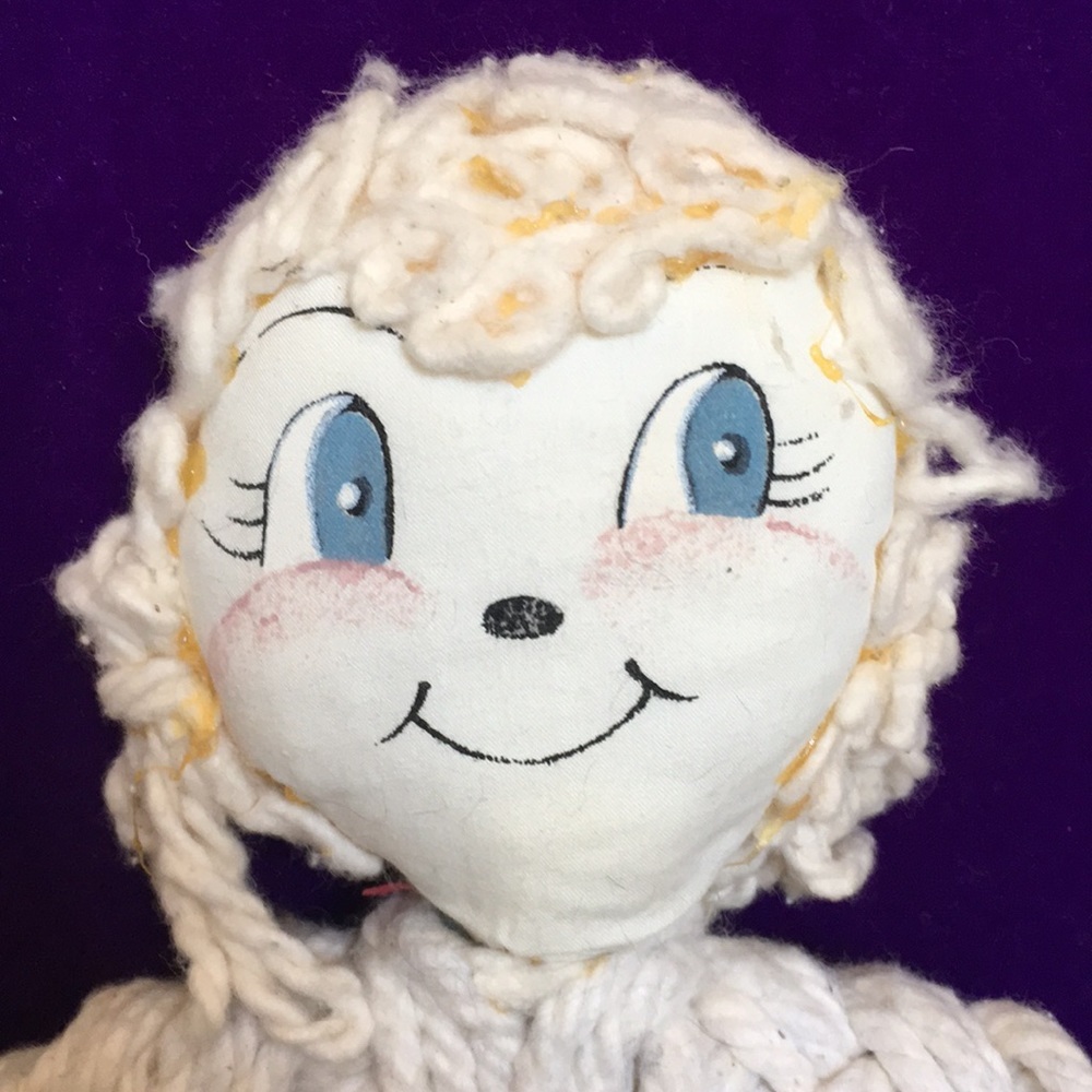 Unique Handmade Mop Head Doll